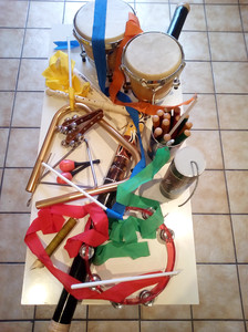Viele Instrumente zum Ausprobieren (c) Doreen Köhler